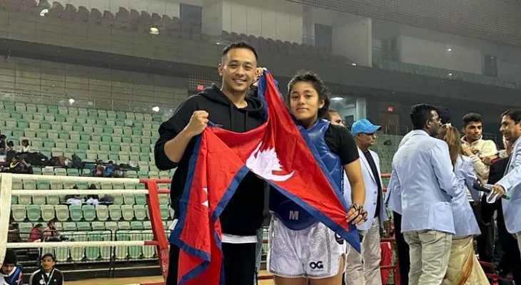 भारत भएको मुवाँथाइमा नेपाललाई ४ स्वर्ण