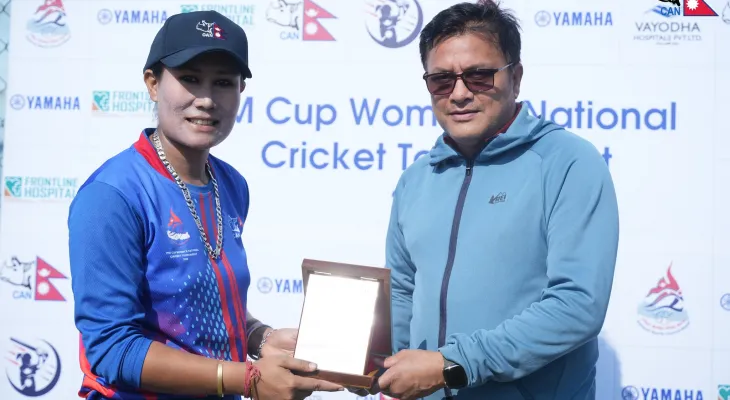 प्रधानमन्त्री कप क्रिकेटमा कोशीले मधेस प्रदेशलाई ६० रनले पराजित गर्यो