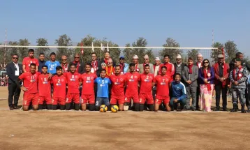Nepal Police Club wins the title of the National Volleyball Championship