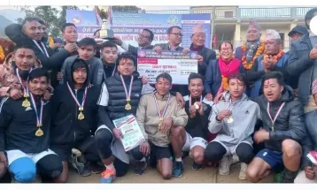 गण्डकी प्रदेशस्तरीय भलिबलको उपाधि बौदीकालीलाई