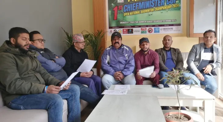 प्रथम मुख्यमन्त्री कप राष्ट्रिय ब्याडमिन्टन प्रतियोगिता बुधवार देखि