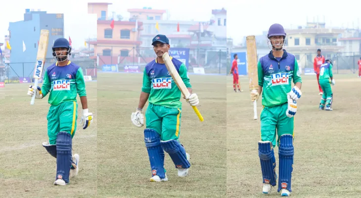 प्रधानमन्त्री कप क्रिकेट : सुदुरपश्चिमको लगातार दोस्रो जित, तिन खेलाडीले बनाए अर्धसतक