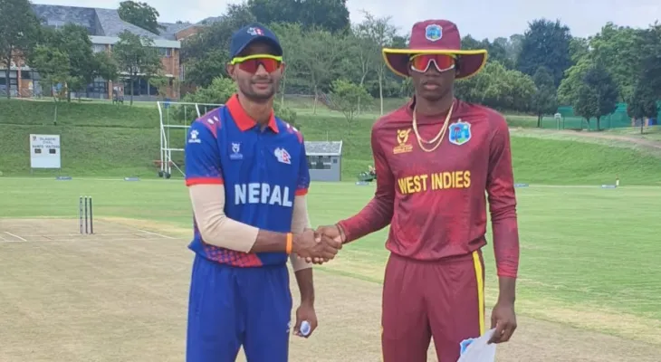 नेपाल र वेस्टइन्डिजबीचको खेल बर्षाका कारण रोकियो