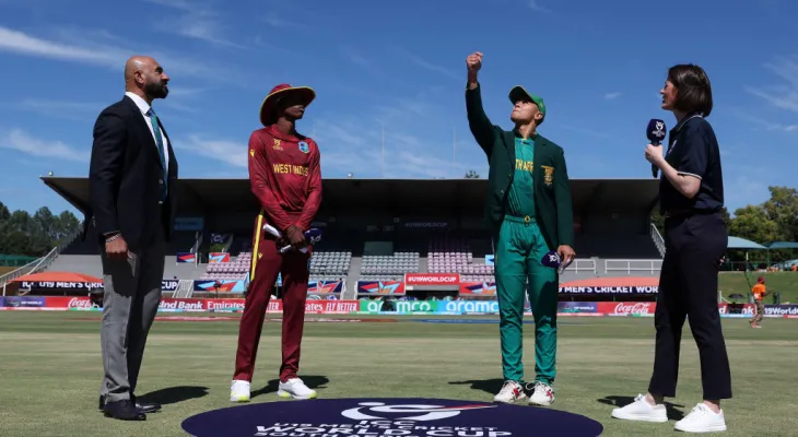 यू-१९ विश्वकप क्रिकेट : दक्षिण अफ्रिकाले टस जितेर ब्याटिङ गर्दै