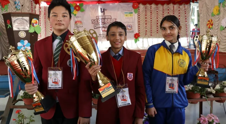 चौथो अन्तर्राष्ट्रिय स्क्राबल प्रतियोगिताको उपाधि अर्नवलाई