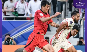 एएफसी एसियन कप : बराबरीमा रोकिए दक्षिण कोरिया र जोर्डन