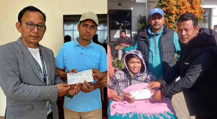 Yasoda Bohora, a former U-15 athlete, receives financial assistance