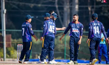 PM CUP CRICKET : The police beat APF by 8 wickets