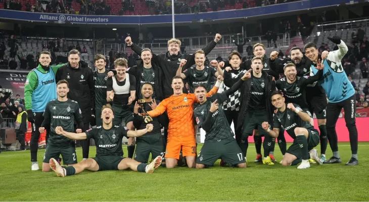 बुण्डेसलिगा : बायर्न म्युनिख वेरडेरसँग स्तब्ध