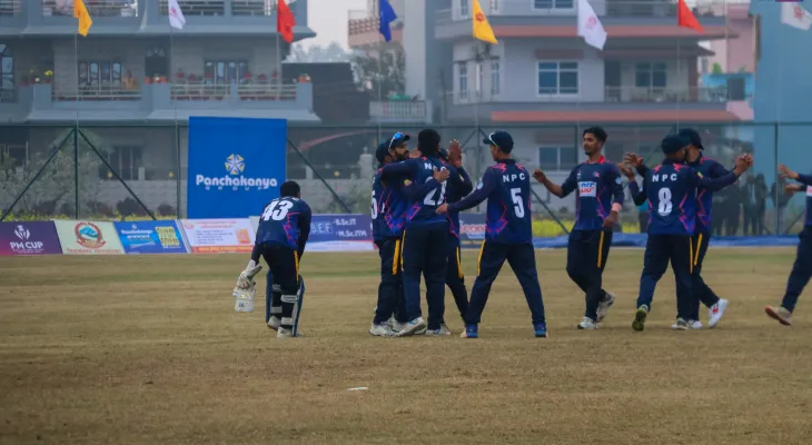 प्रधानमन्त्री कप क्रिकेट : लगातार चौथो जितसँगै नेपाल पुलिस क्लब शीर्ष स्थानमा उक्लियो