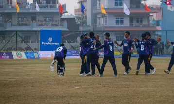 प्रधानमन्त्री कप क्रिकेट : लगातार चौथो जितसँगै नेपाल पुलिस क्लब शीर्ष स्थानमा उक्लियो