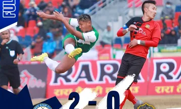 आहा ! रारा पोखरा गोल्डकप : थ्रिस्टार क्लब सेमिफाइनलमा