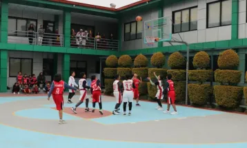 अक्षरा अन्तरविद्यालय बास्केटबल प्रतियोगिताको सेमिफाइनलमा