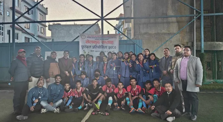 एनप्याब्सन खेलकुद सप्ताह : प्रशान्तीलाई फुटसल उपाधि