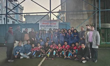 एनप्याब्सन खेलकुद सप्ताह : प्रशान्तीलाई फुटसल उपाधि