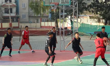 अन्तरविद्यालय बास्केटबल प्रतियोगितामा भ्याली पब्लिकको ह्याट्रिक