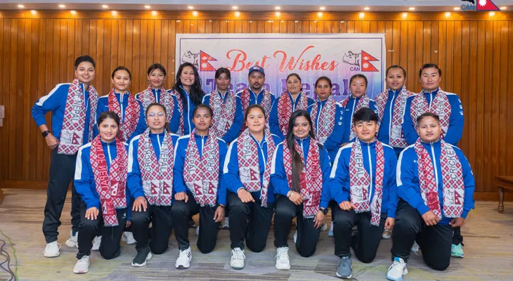 एसीसी महिला प्रिमियर कपमा सहभागी हुने टिमको बिदाई