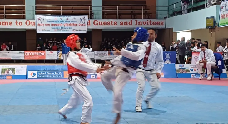 मेयर कप तेक्वान्दो प्रतियोगितामा दिप्सनलाई स्वर्ण