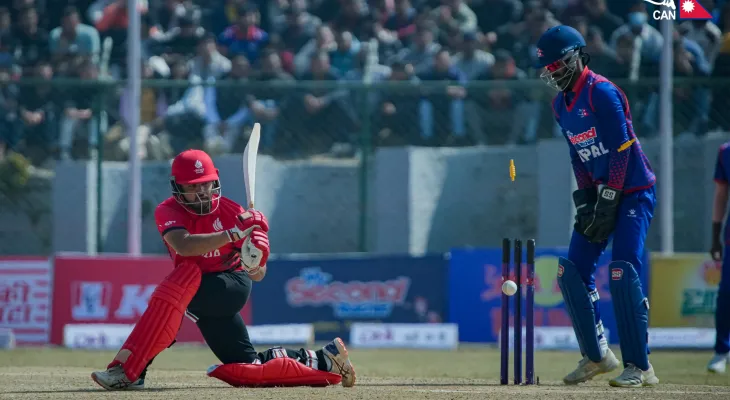 एकदिवसीय सिरिज : क्यानडाले नेपाललाई दियो २८६ रनको लक्ष्य