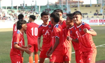 मैत्रीपूर्ण खेलमा चिनियाँ टिममाथि नेपाली ५-१ ले विजयी