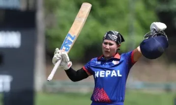 नेपालका लागि पहिलो टी-२० सतक बनाउने महिला खेलाडी बनिन रुबिना