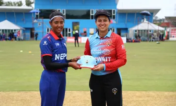 महिला प्रिमियर कपको क्वाटरफाइनलः नेपालले कुवेतको सामना गर्दै