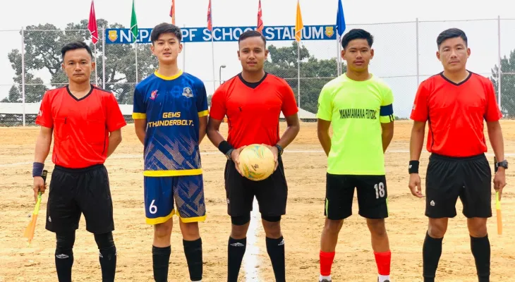 सशस्त्र प्रहरी महानिरीक्षक रनिङ ट्रफी फुटबलः मनकामना सेकेण्डरी स्कुल सेमिफाइनलमा