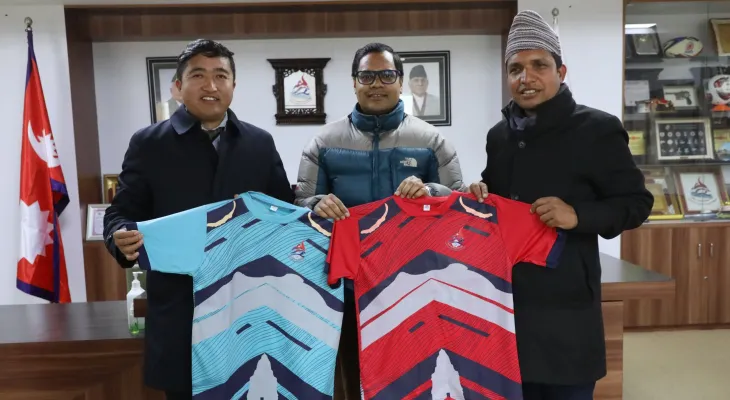 कर्णालीको खेल पोशाक दर्ताका लागि राखेपलाई हस्तान्तरण