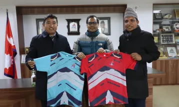 कर्णालीको खेल पोशाक दर्ताका लागि राखेपलाई हस्तान्तरण