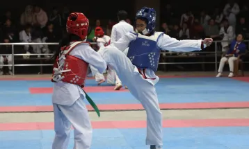 प्रथम विद्यालयस्तरीय तेक्वान्दो प्रतियोगितामा सेनन पहिलो