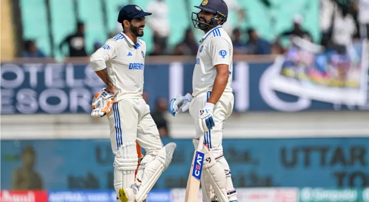 इङल्याण्डविरुद्ध भारतको उत्कृष्ट शुरुवात, रोहित र रविन्द्रको शतक