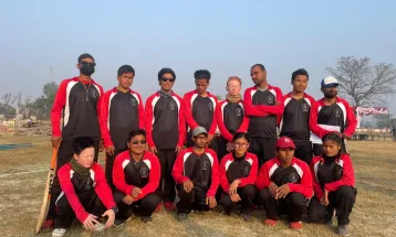 नेत्रहीन क्रिकेट प्रतियोगितामा कर्णालीले लुम्बिनीलाई पराजित गर्यो