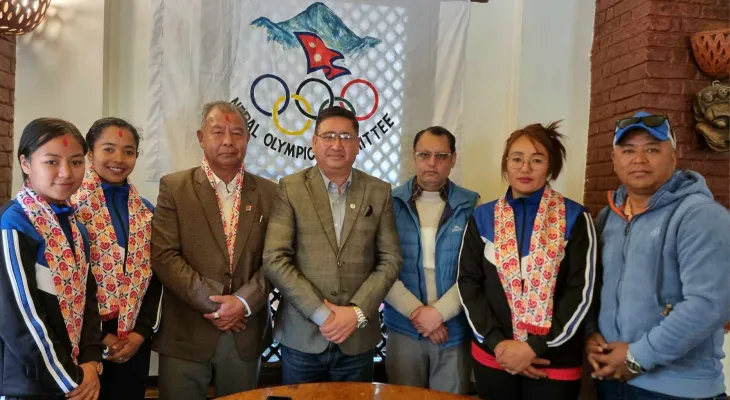 बगदाद जाने आर्चरी टोलीको बिदाइ