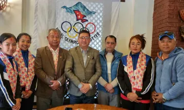 बगदाद जाने आर्चरी टोलीको बिदाइ