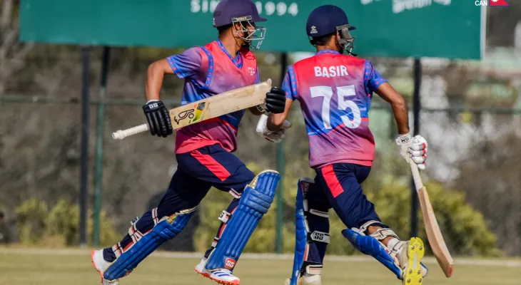 क्यानडा- ११ माथि नेपाल ए २ विकेटले विजयी