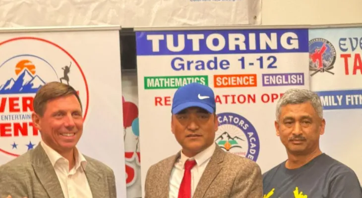 तेक्वान्दोका मुख्य प्रशिक्षक नवीन क्यानडामा सम्मानित