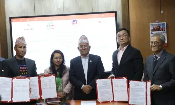 टेबलटेनिस विकासका लागि सम्झौता