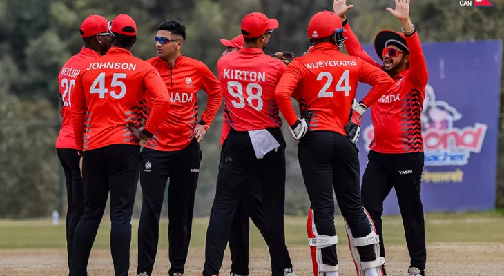 क्यानडा-११ ले जित्यो नेपाल ए विरुद्धको सिरिज