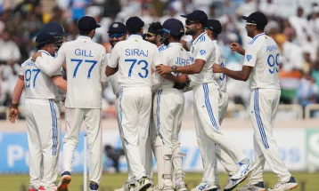 राँची टेस्ट : भारत ५ विकेटले विजयी, रोहित र गिलको अर्धशतक