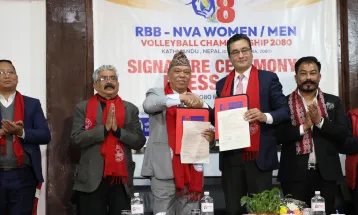 आरबीबी एनभीए राष्ट्रिय भलिबल चैत पहिलो साता