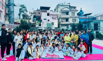 एसकेबीसी तेक्वान्दोको ग्रेडिङ सम्पन्न