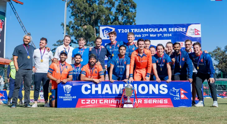 नेदरल्याण्डसले जित्यो टी-२० सिरिजको उपाधि