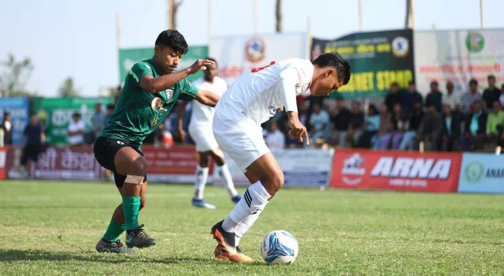 झापा गोल्डकप : न्युराेड टिम क्वार्टर फाइनलवाटै बाहिरियाे