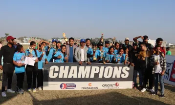 तेस्रो इक्युवालिटि कप महिला क्रिकेट प्रतियोगिताको उपाधि मोरङलाई