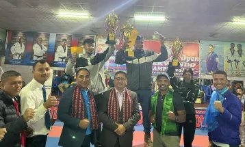 योङ स्टार खुला तेक्वान्दो : कोटेश्वर टिम च्याम्पियन