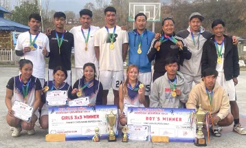 खुला बास्केटबल प्रतियोगिताको उपाधि पर्वतको बनौँलाई