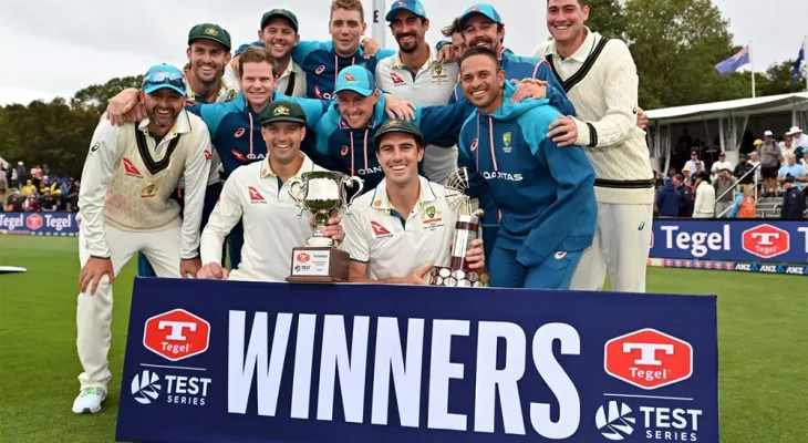 अस्ट्रेलियाद्वारा न्यूजील्याण्डविरुद्धको टेस्ट सिरिजमा क्लीन स्वीप