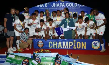 झापा गोल्डकपको उपाधि चर्च ब्वाइज युनाइटेडलाई