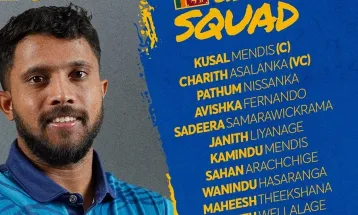 बंगलादेशविरुद्धको एकदिवसीय सिरिजका लागि श्रीलङ्काली टोली घोषणा