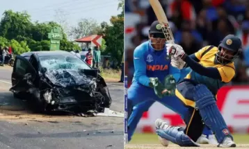 श्रीलंका क्रिकेट टोलीका पूर्व कप्तान कार दुर्घटनामा गम्भीर घाइते